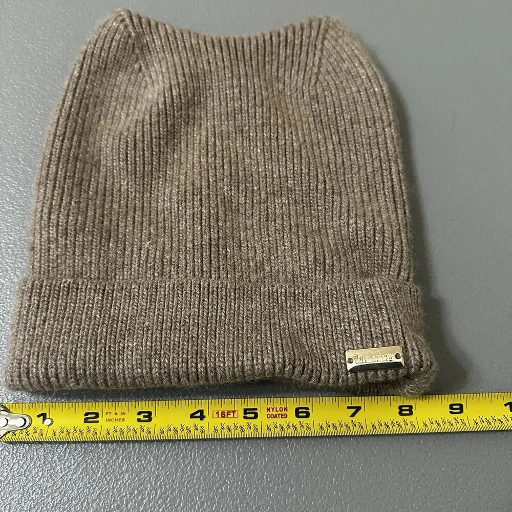 Jaxmonoy Cashmere Beige Beanie